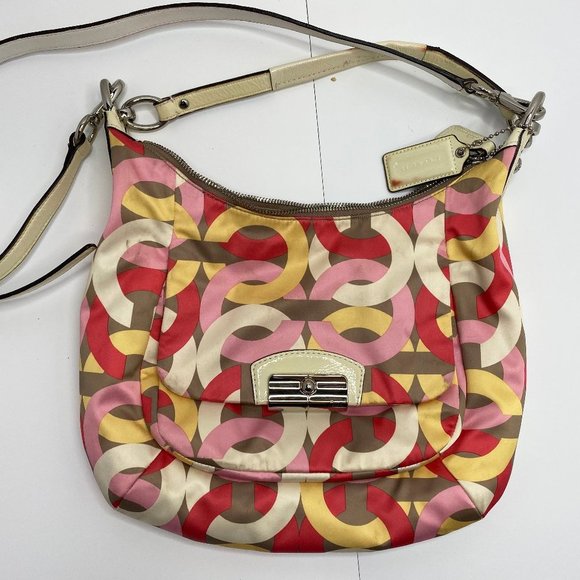 Coach C Crossbody Hobo Purse Bag - Picture 1 of 6